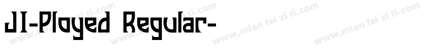 JI-Ployed Regular字体转换